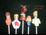 457sp Scrubby Dog Friends Chocolate or Hard Candy Lollipop Mold